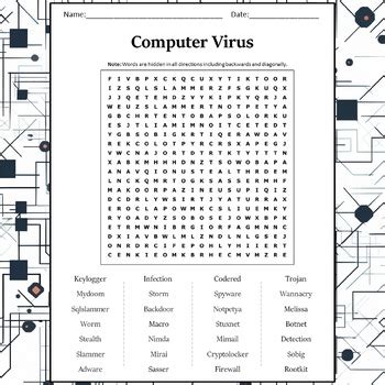 Image result for Virus Computer Worksheet Grade 4