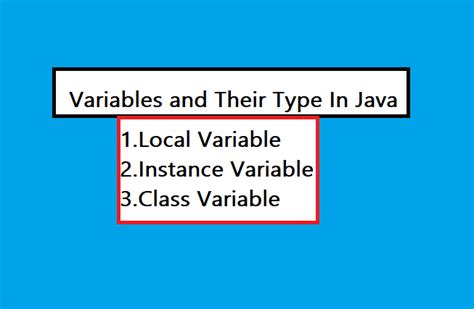 Image result for How to Declare Variables in Java