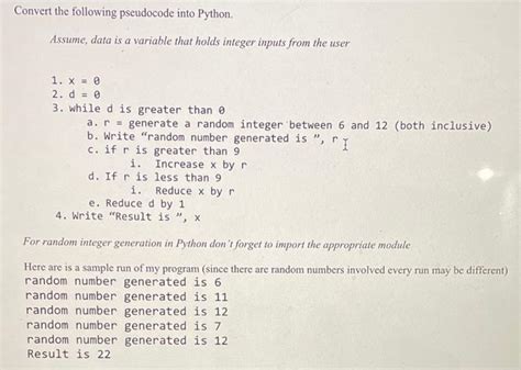 Image result for Convert Python into Pseudocode