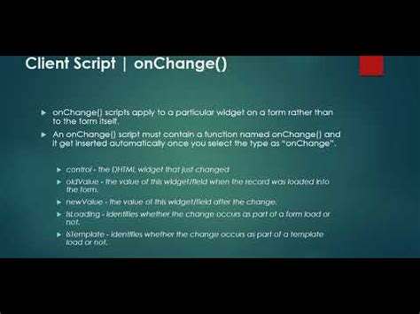 Image result for Onchange Client Script