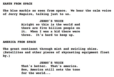 Image result for Screenplay Example