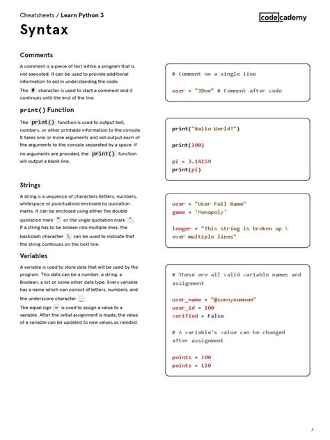 Image result for Python Synttax Sheet
