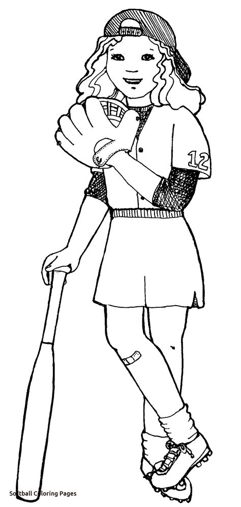 Image result for Softball Coloring Pages Printable
