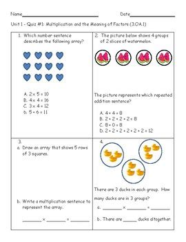 Image result for Math Test 10 Questions 3rd Grade