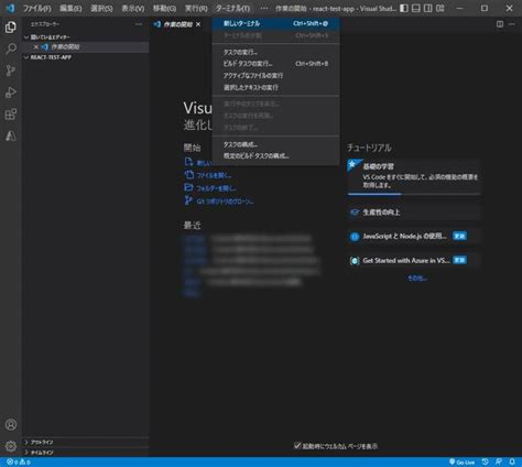 React Code in Terminal に対する画像結果