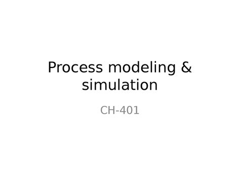 Image result for Process Modeling and Simulation