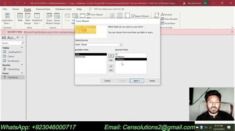 Image result for Access Module 2 Sam End of Module Project 1
