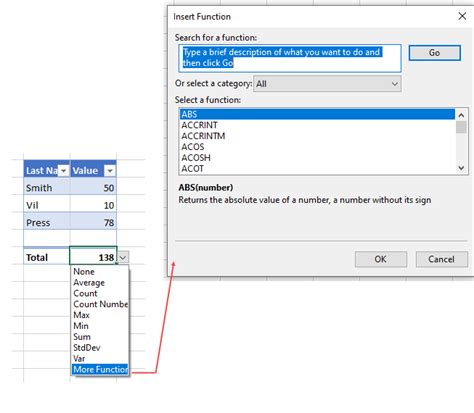 Image result for Decision-Making Fuction in Insert Function Dialog