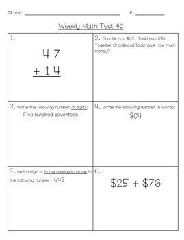 4th Grade Math Test に対する画像結果