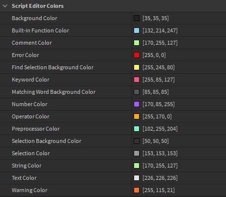 Script Editor Theme に対する画像結果