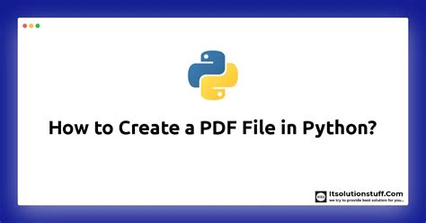 Image result for Create PDF with Python