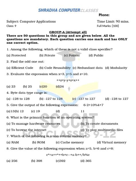 Toradh íomhá ar Java Question and Answer PDF