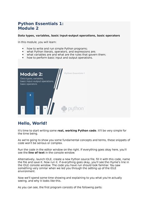 Afbeeldingsresultaten voor Python Essentials 2 Module 1 Test