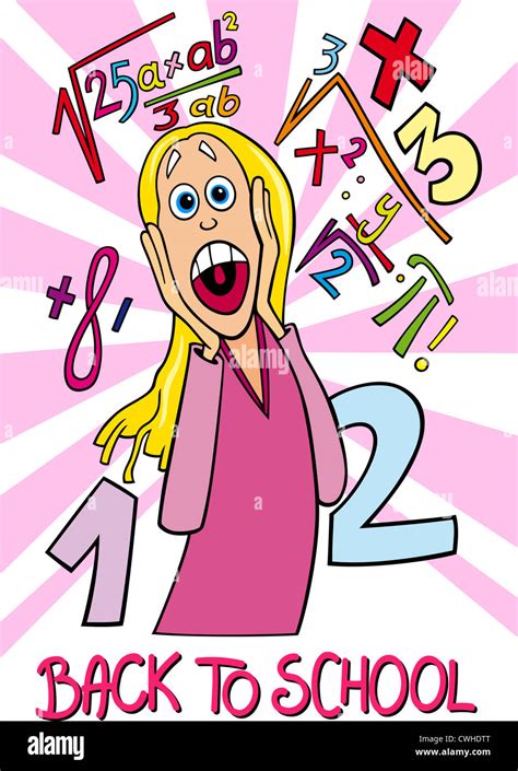 Toradh íomhá ar Cartoon Difficult Math