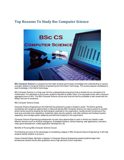 Image result for Reasons to Study Computer Science