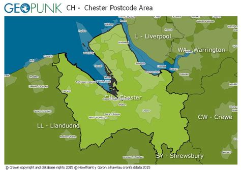 Toradh íomhá ar Cheshire Postcode Map