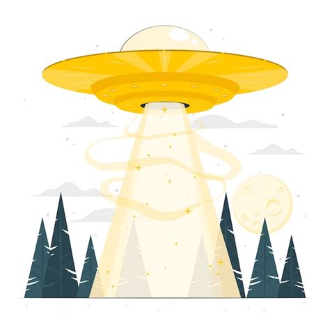 Toradh íomhá ar Alien Spaceship Illustration