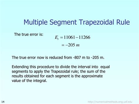 Image result for Trapezoidal Rule Single Segment