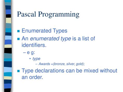 Image result for Pascal Programming Details