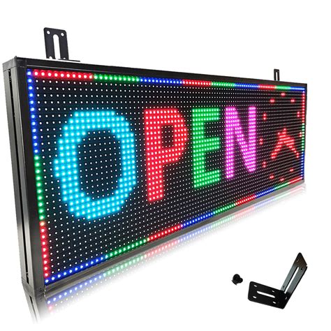 Amazon.com : P10 Digital Scrolling Led Sign Board Programmable, Outdoor ...