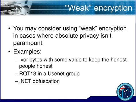 Toradh íomhá ar Weak Encryption Algorithm