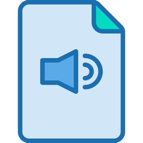 Audio file - Free files and folders icons