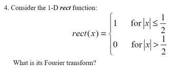 Toradh íomhá ar Rect Function Transform