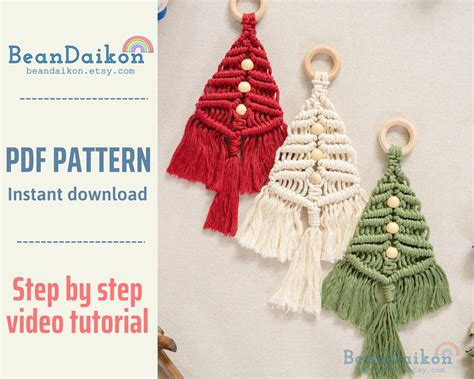 Image result for Macrame Christmas Tree Pattern Free