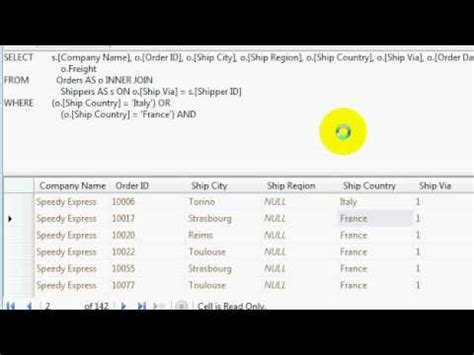 And/Or in SQL に対する画像結果
