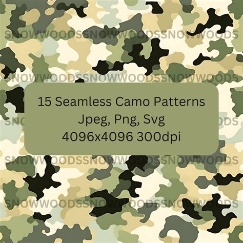 Camo Svg - Etsy