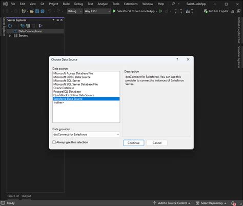 Image result for C# Select Data Source Dialog