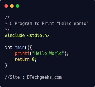 Image result for C Basic Print Code