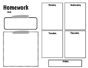 Toradh íomhá ar Weekly Homework Assignment Report Format