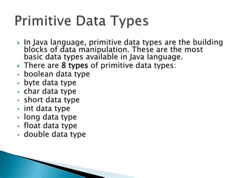 Image result for Java Types of Data for Kids