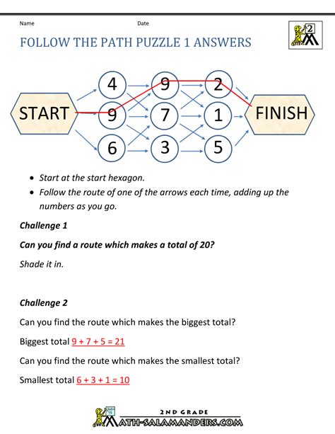 Image result for Math Puzzles 2nd Grade