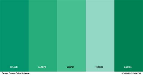 Image result for Color Code for Ocean Green