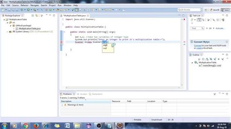 Eclipse Java Mulitiplication に対する画像結果