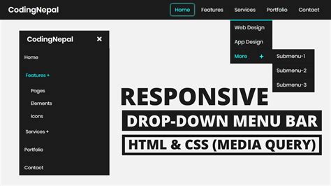 Image result for Create a HTML Menu