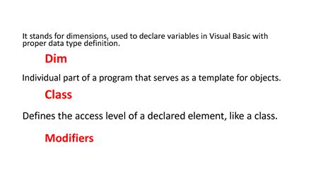 Image result for Visual Basic Data Types