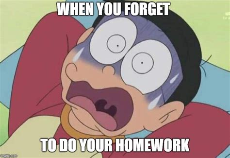 Image result for Forgot Homework Meme