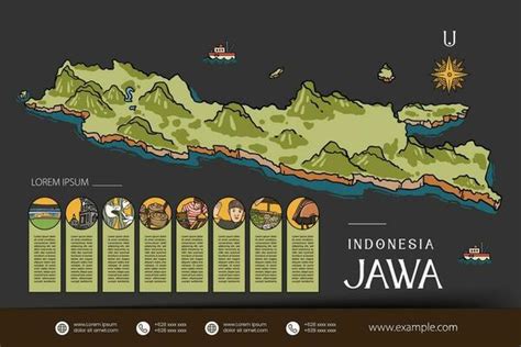 Image result for Java Island Map in Chinese Language
