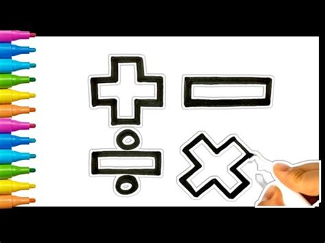 DRAW MATHEMATICAL SYMBOLS,STEP BY STEP,HOW TO DRAW MATHEMATICAL SYMBOLS ...