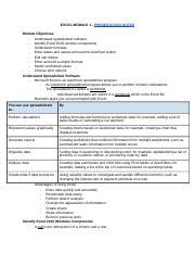 Image result for Excel Module List