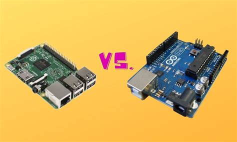 Arduino vs Raspberry Pi Hardware に対する画像結果