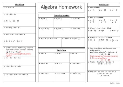Toradh íomhá ar Algebra Homework