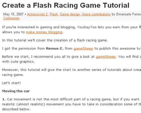 Image result for Flash Platform Game Tutorial