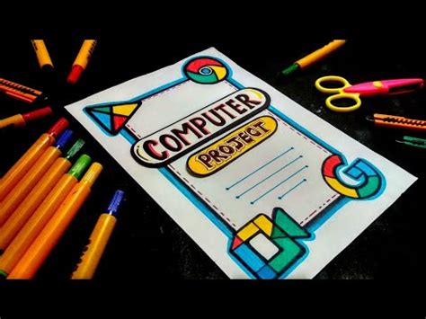 Afbeeldingsresultaten voor Handmade Cover Page for Computer Project