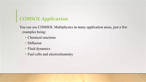 Exponential Function Formulation COMSOL Diffusion に対する画像結果