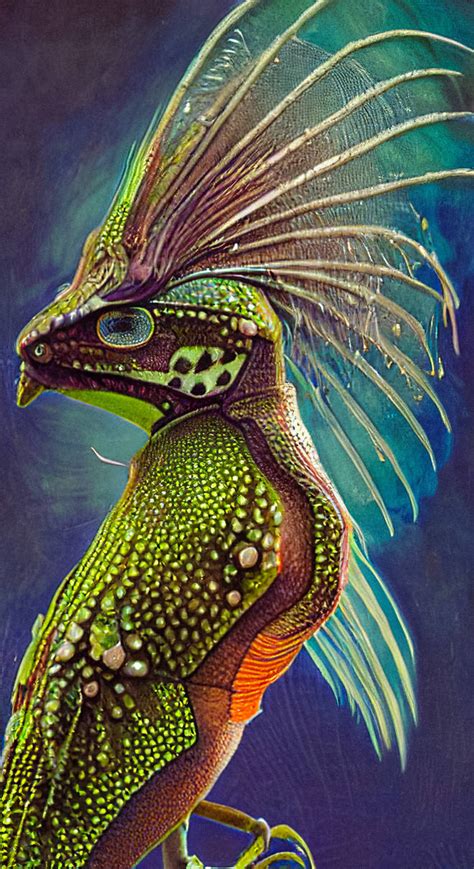 Toradh íomhá ar Walking Ecosystem Alien Art