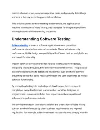 Afbeeldingsresultaten voor Machine Learning in Software Performance Testing